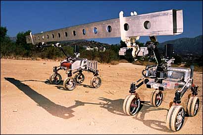 Nasa tests Mars robot builders